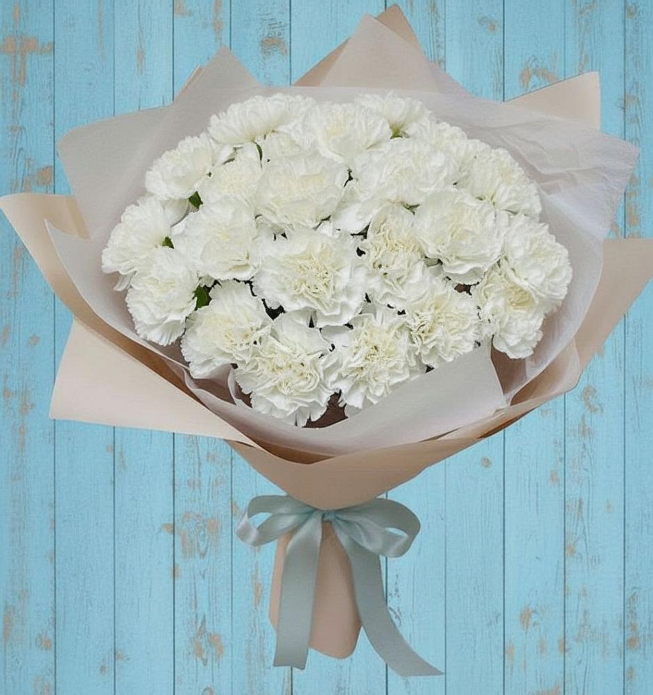 Букет цветов из: Гвоздики в Хомутово Иркутская область