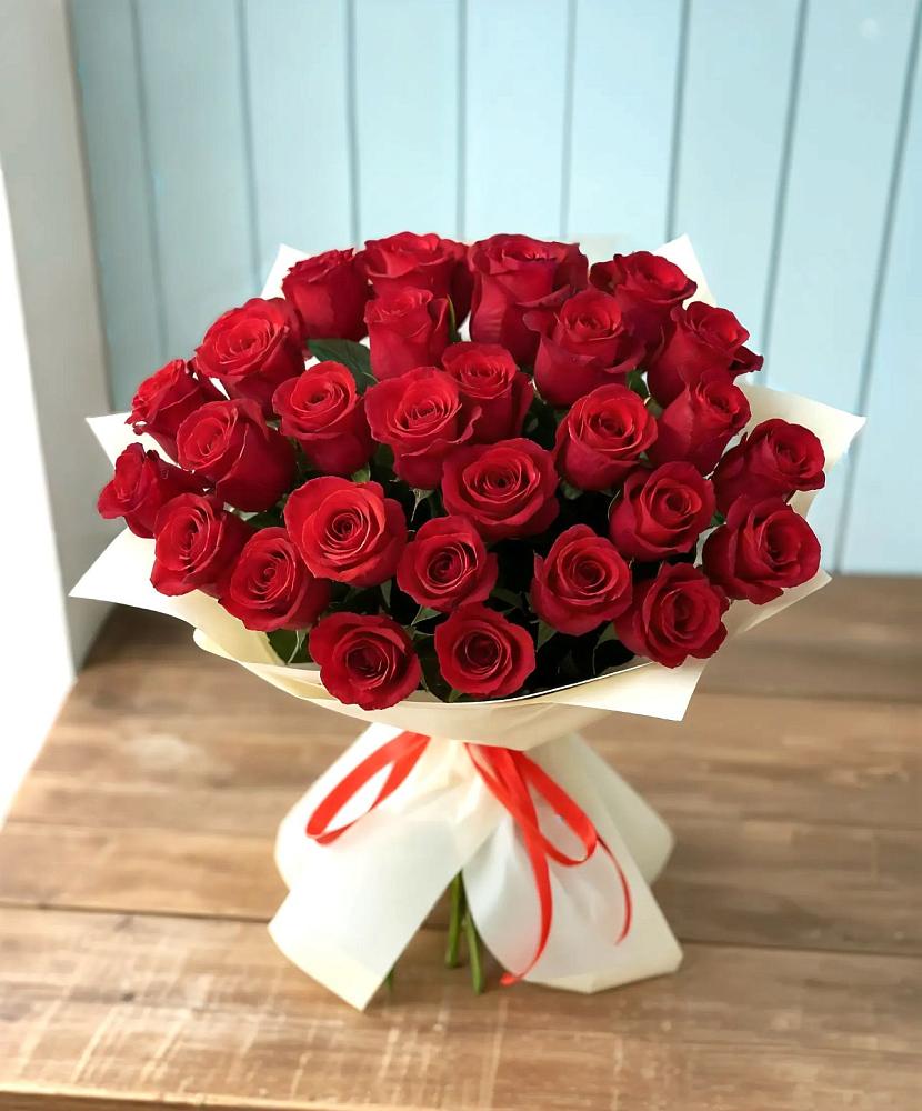 Букет 29 Красных роз в Хомутово Иркутская область