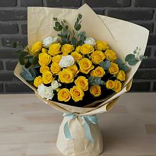 Букет цветов из:  Розы в Хомутово Иркутская область