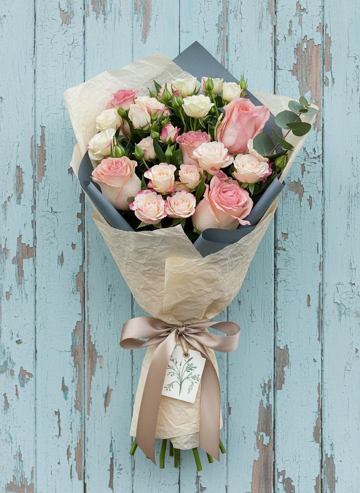 Букет цветов из: Розы в Хомутово Иркутская область