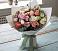 Букет цветов из: Розы, Лизиантусы и Гвоздики в Хомутово Иркутская область