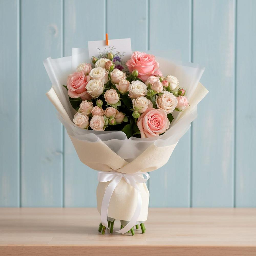 Букет цветов из: Розы в Хомутово Иркутская область