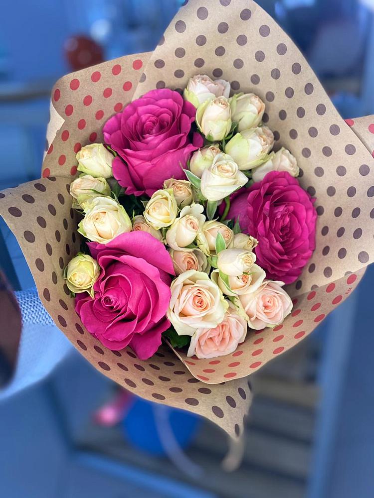 Букет цветов из: Розы в Хомутово Иркутская область