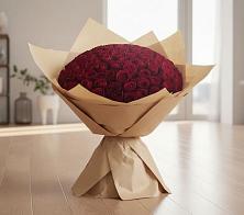Букет 101 Красная роза в Хомутово Иркутская область