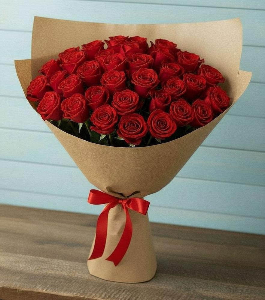 Букет Красные розы Милано в Хомутово Иркутская область