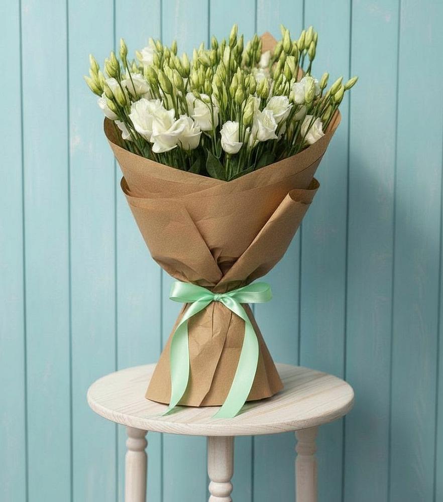 Букет цветов из: Лизиантусы в Хомутово Иркутская область