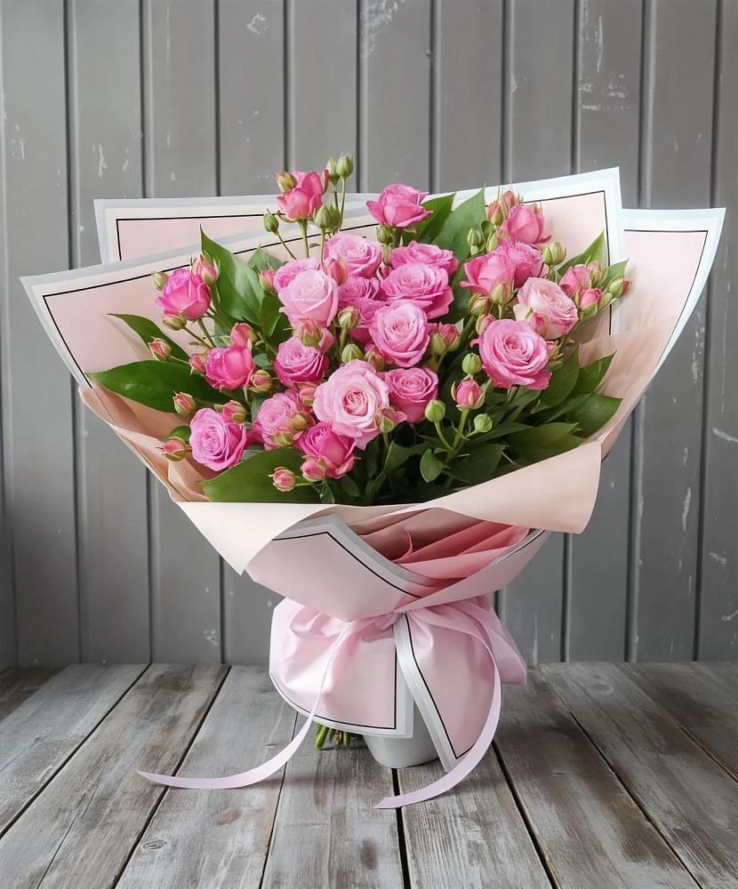 Букет Розовый кустик в Хомутово Иркутская область