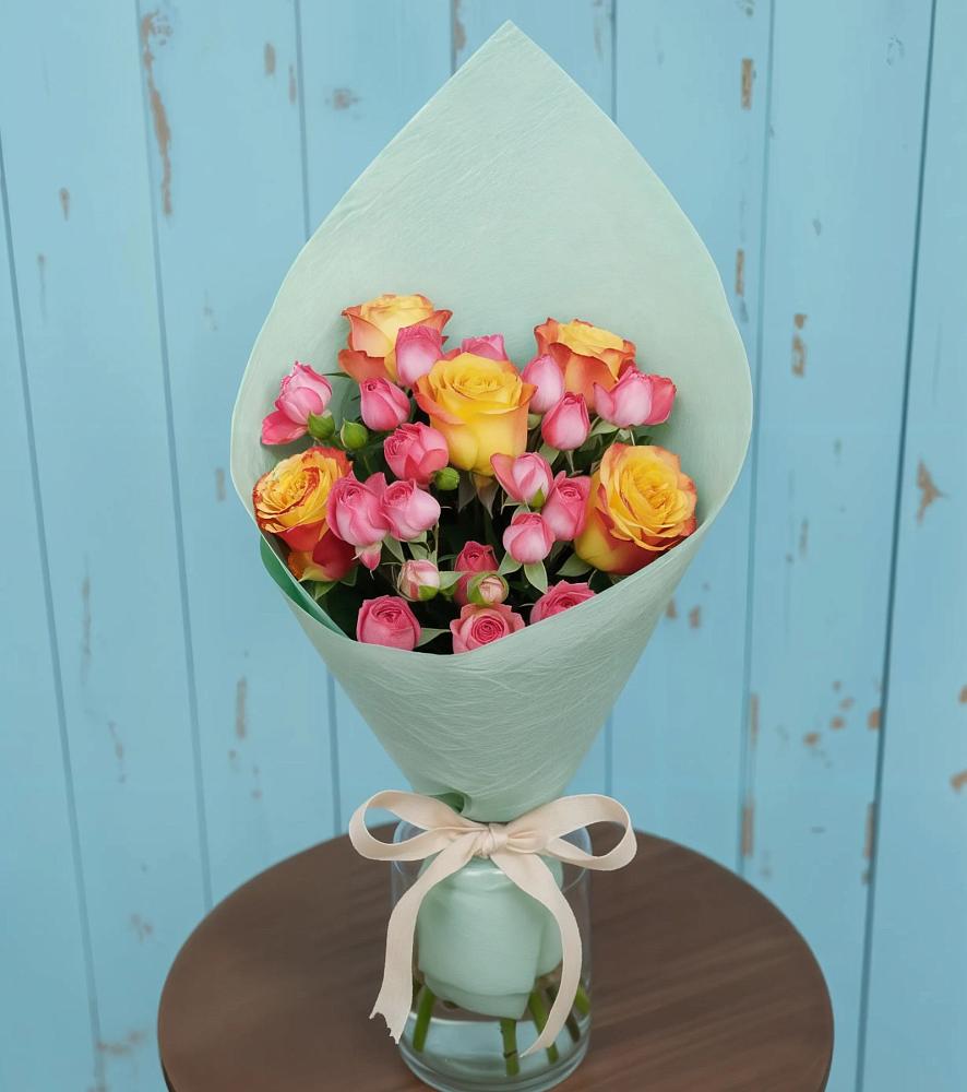 Букет цветов из: Розы в Хомутово Иркутская область