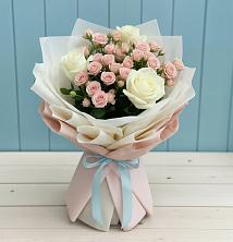 Букет цветов из:  Розы в Хомутово Иркутская область