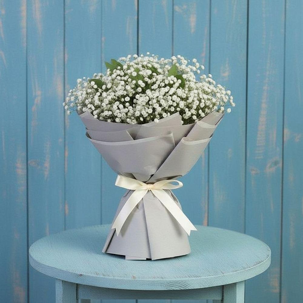 Букет цветов из: Гипсофила в Хомутово Иркутская область