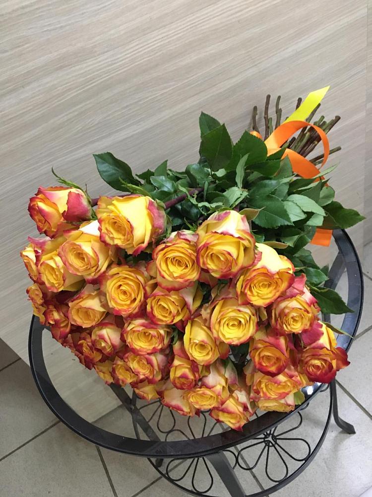 Букет Желтые розы в Хомутово Иркутская область