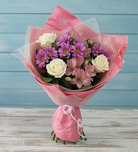 Букет цветов из:  Герберы в Хомутово Иркутская область