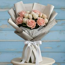 Букет цветов из:  Розы в Хомутово Иркутская область