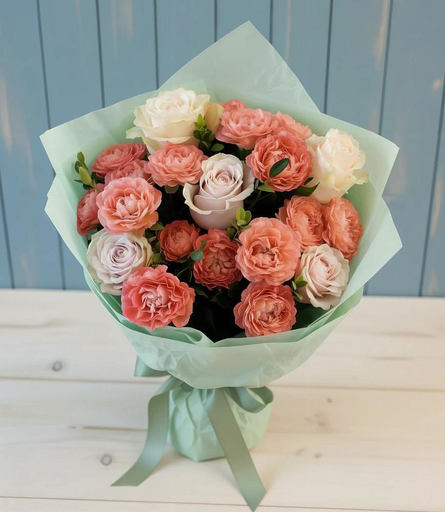 Букет цветов из: Розы в Хомутово Иркутская область