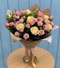 Букет цветов из:  Розы в Хомутово Иркутская область