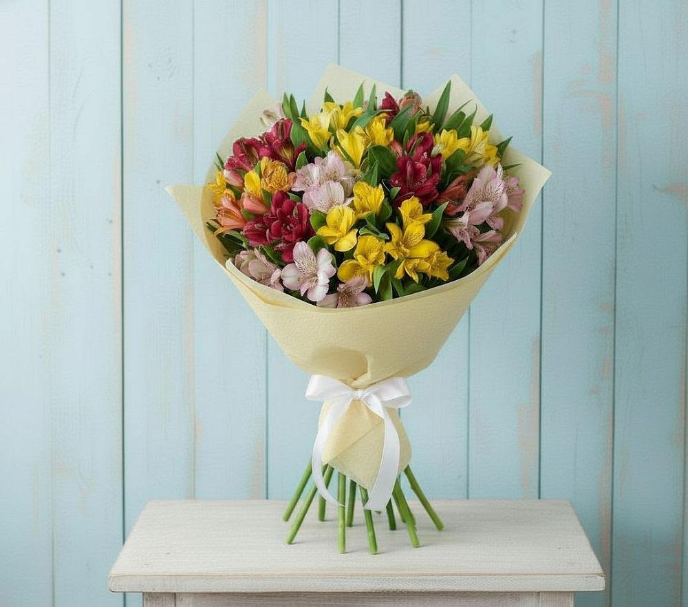 Букет цветов из: Альстромерии в Хомутово Иркутская область
