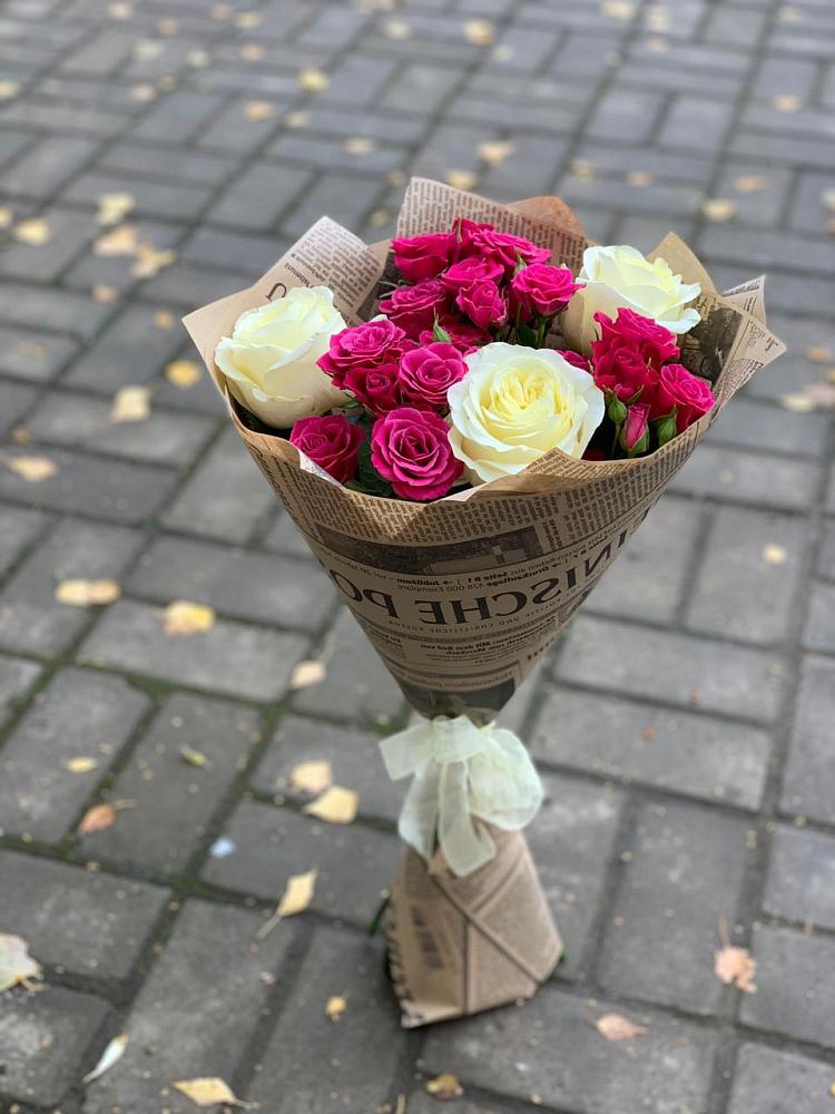 Букет цветов из: Розы в Хомутово Иркутская область