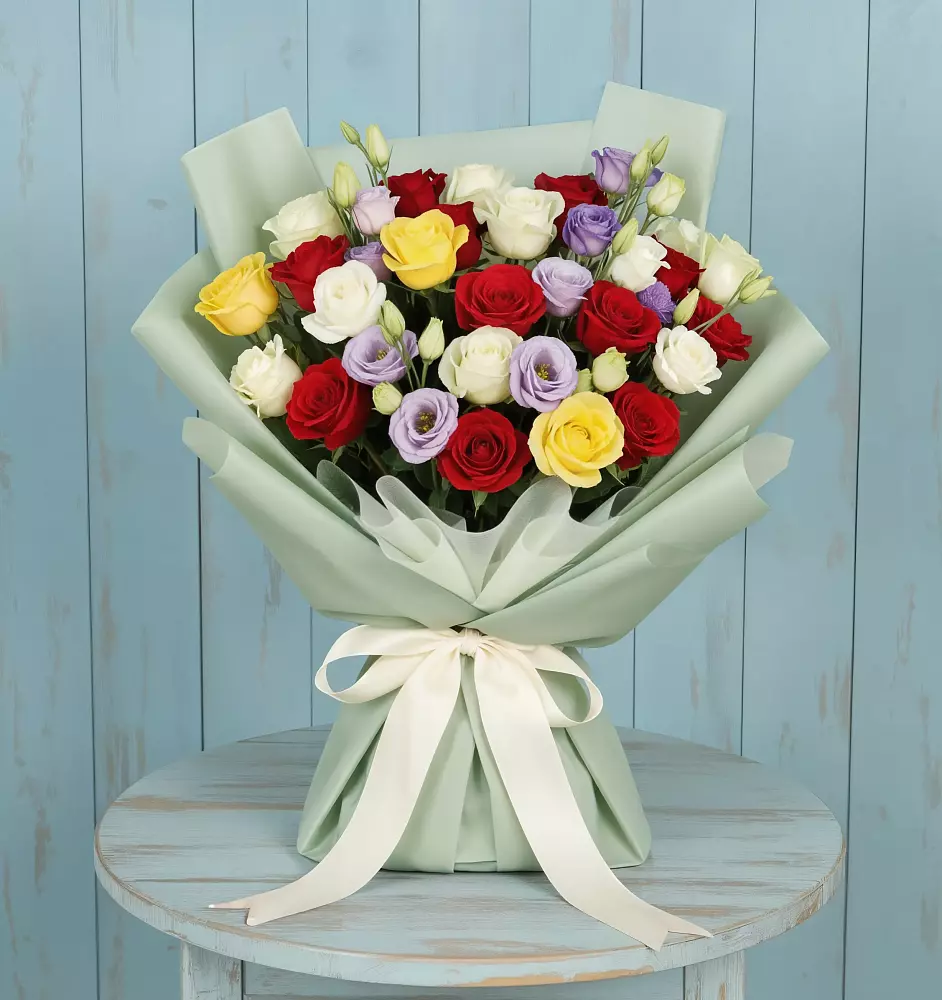 Букет цветов из: Розы в Хомутово Иркутская область