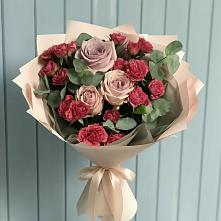 Букет цветов из:  Гвоздики и Розы #REPLACE_PRED# Хомутово Иркутская область