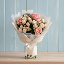 Букет цветов из:  Розы в Хомутово Иркутская область