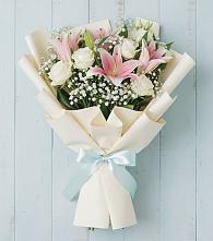 Букет цветов из:  Лилии в Хомутово Иркутская область